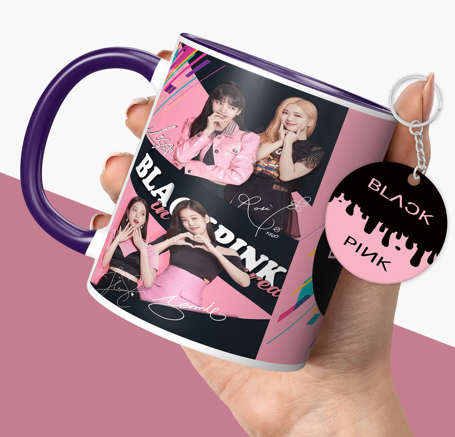 Buy NH10 DESIGNS Black Pink Mug Blackpink Signature Mug with